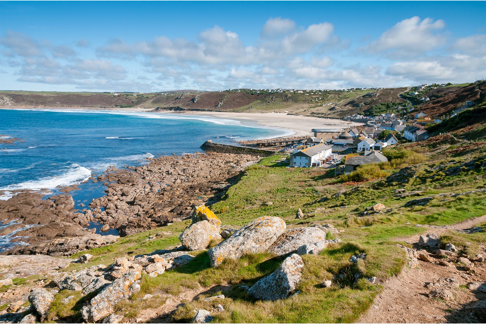 St Ives to Land's End Coast Path Walk, Cornwall